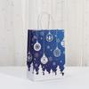 Cartoon Christmas Gift Bags: Holiday Party Kraft Paper Tote for Candy and Gifts