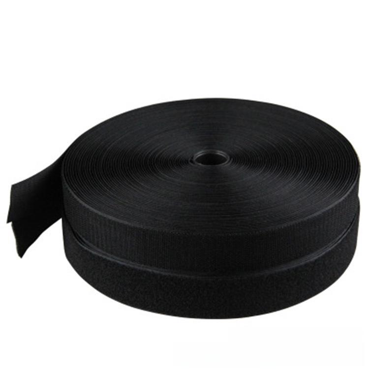Цветная черно-белая нейлоновая лента-липучка для одежды и обуви 