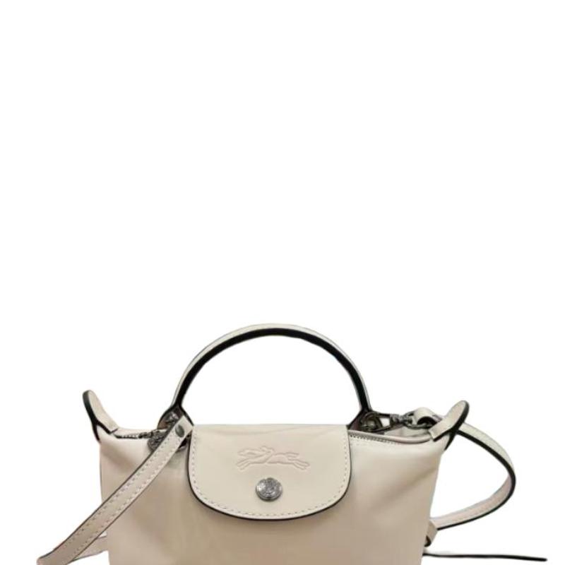 Longchamp Le Pliage Xtra Classic Leather Mini Tote Bag Women Handbags Beige 34205987555