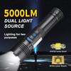 5000LM XHP50 Powerful Led Flashlight High Power Torch Light Rechargeable Tactical Flashlight 18650 Usb Camping Lamp