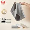 MaoRen Women's 7A Antibacterial Silk-Cotton Mid-Waist Briefs