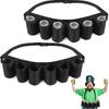 1PC Portable 6-can Beer Belt Holder Adjustable Drink Bag Outdoor Oarties Camping