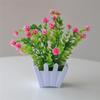 Искусственные цветы в горшках, поддельные ложные растения, открытый сад, дом в горшке, декор