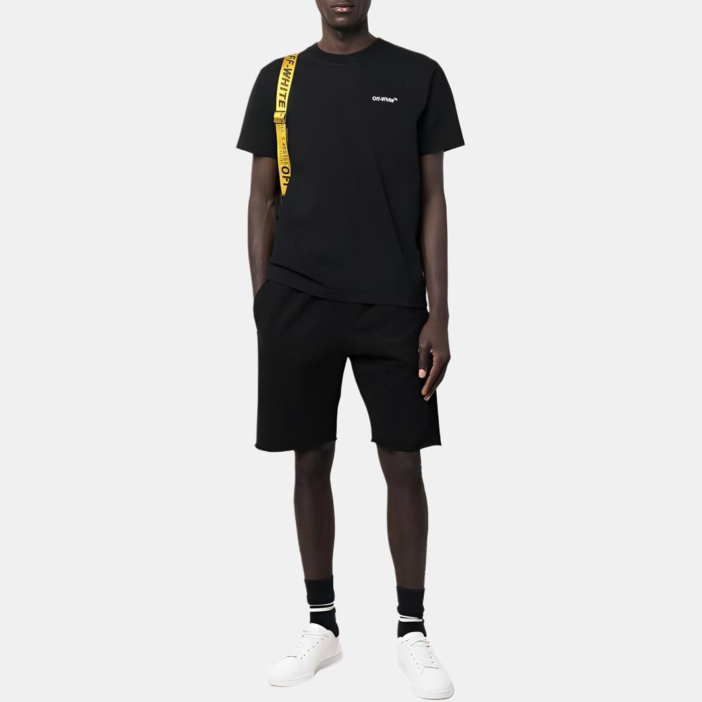 Off-White Helvetica Short-Sleeve Tee Men's OMAA027C99JER0091001