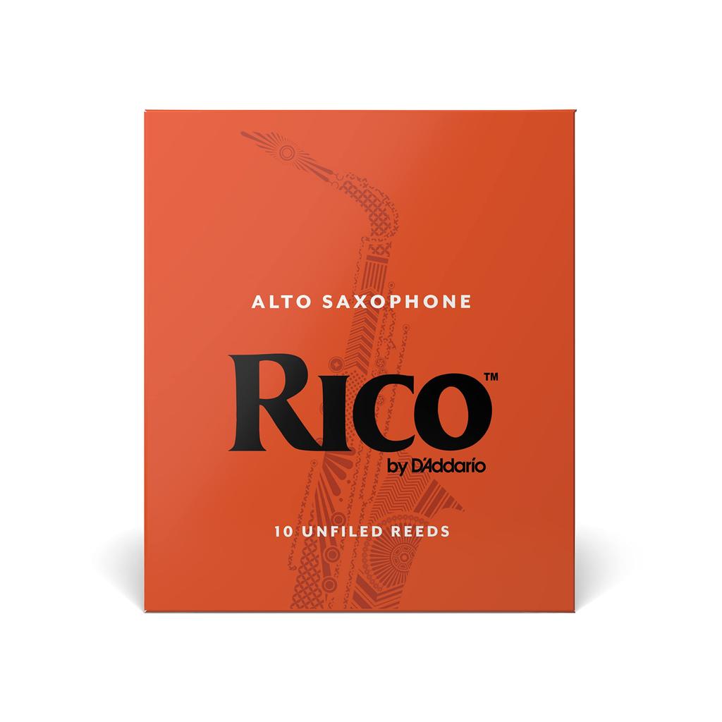 D'Addario WoodWinds RICO RJA1040 Reeds for Alto Saxophone [Hardness: 4.0], Pack of 10