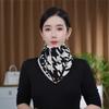 Warm Knitted Magnetic Buckle Triangular Neck Warmer Scarf