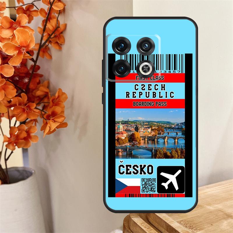 Czech Republic Czech Flag Funda For OnePlus 8T 10T 13 13R 12 12R 11 10 Pro OnePlus Nord 4 CE 2 3 Lite N30 N20 N10 Case