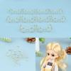 5/10Pcs Round Frame Lensless Retro Cool Doll Glasses For 9/25/30Cm Doll