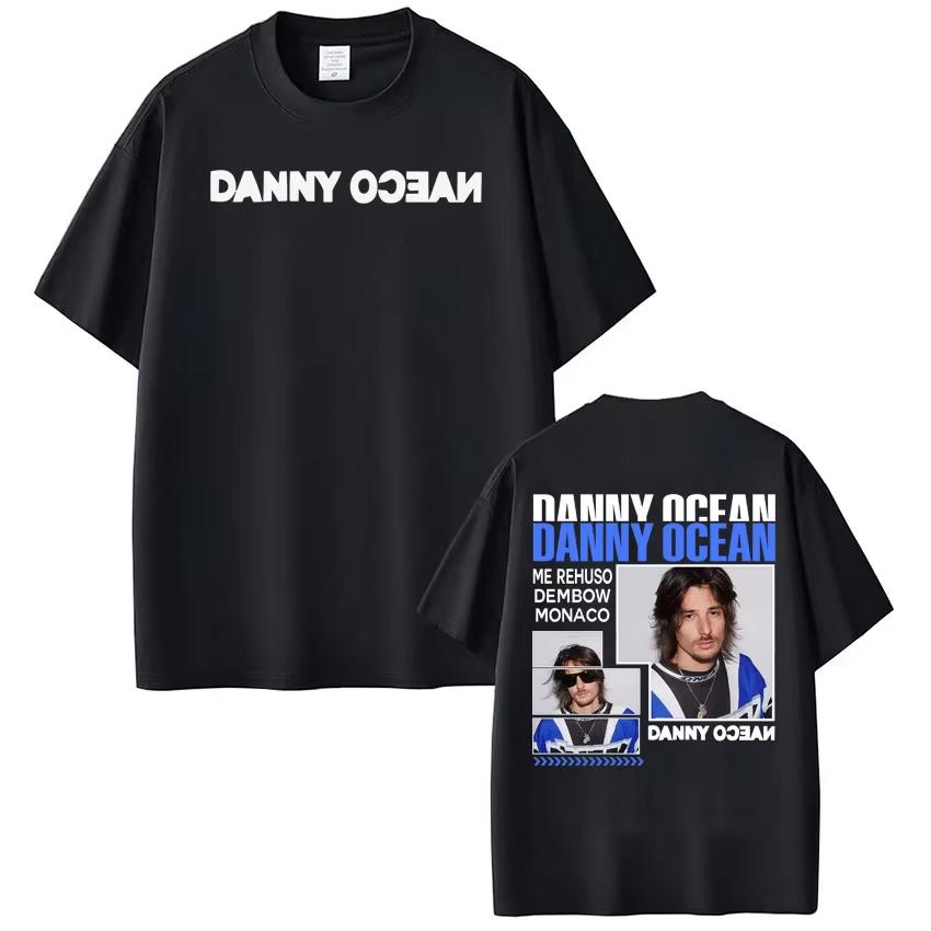 Rapper Danny Ocean Album 2026 Tour Graphic Tshirt Men Women Hiphop Tshirt Summer pure Cotton Gothic Punk Casual Streetwear