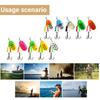 10Pcs Trout Spinner Baits Kit with Treble Hooks 5/6/8/9/11g Fishing Lure Spinnerbait Saltwater Fishing Tackle Accessory