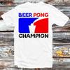 Футболка 230 г/м² 100% хлопок Beer Pong Champion Pub Gamer Player винтажная ретро подарочная мужская женская унисекс мультяшная аниме-футболка B1176