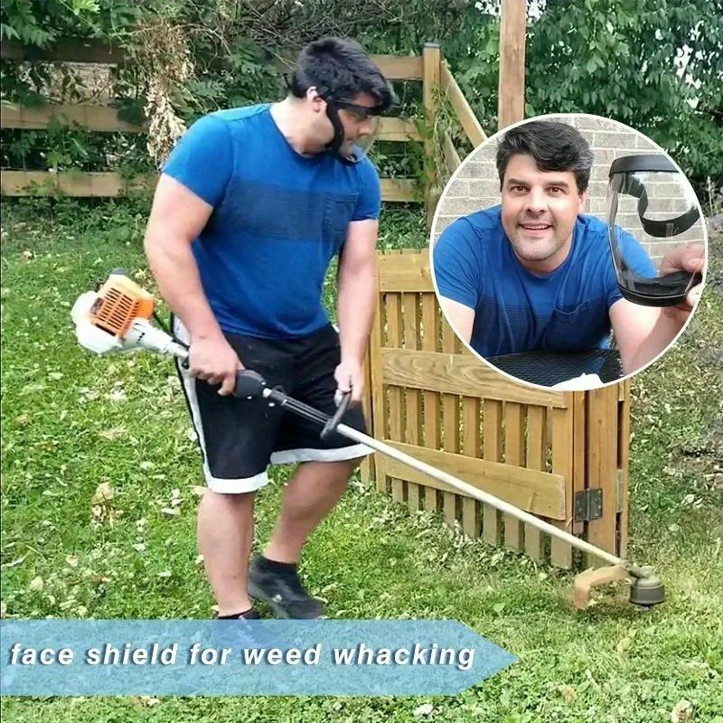 Splashproof Transparent Face Shield - Durable Plastic Protective Mask for Outdoor