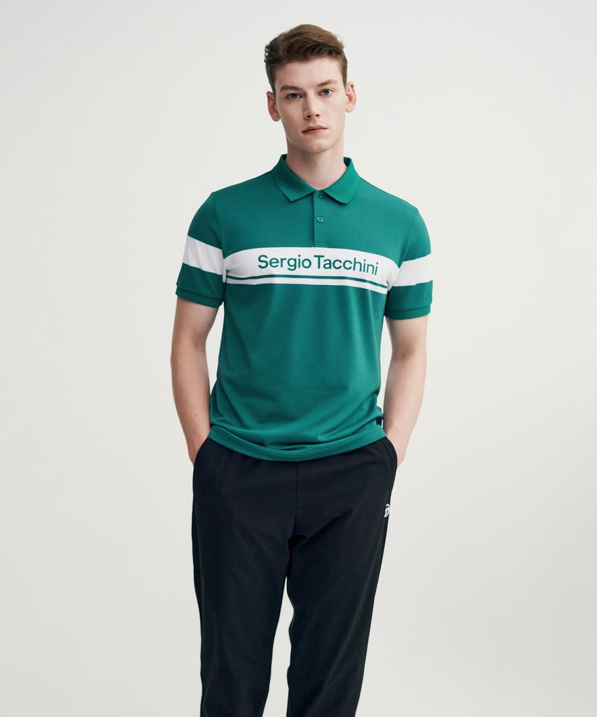 Мужская футболка-поло с коротким рукавом SERGIO TACCHINI M Goat Damarindo