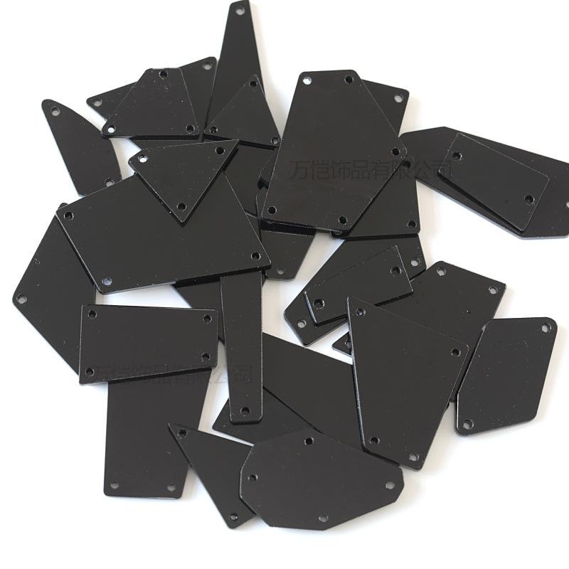 Акриловая ручная шовная дрель, зеркало специальной формы с плоским дном, сделай сам, украшение одежды, ювелирные изделия, зеркальные аксессуары, шовная дрель