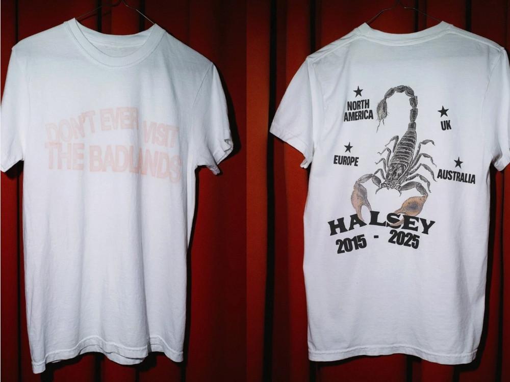 Halsey Back To Badlands Tour Reprint Tshirt Unisex T-Shirt