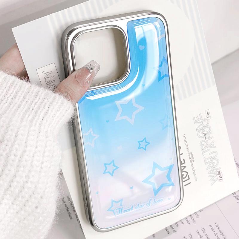 Чехол Zhitai Silver Edge Drip Glue для iPhone 13P/14 ProMax/15/16