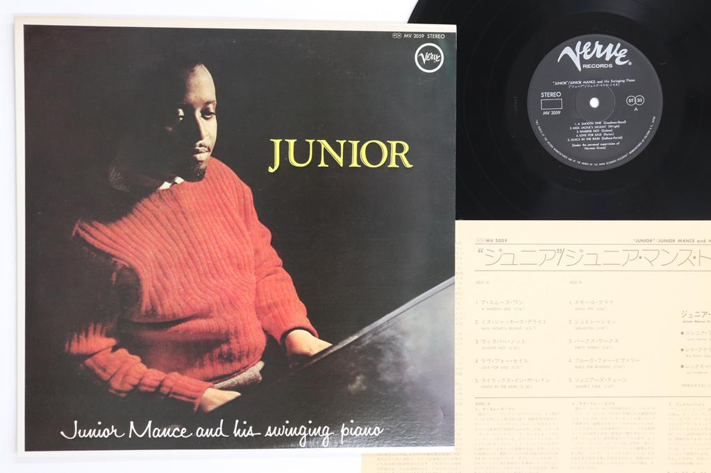 Виниловая пластинка JUNIOR MANCE Junior MV2059 VERVE 1973 Япония Джаз Б/у