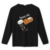 Otters Happy Pills T Shirt Vintage Washed Stretched Homme Streetwear Breathable Unisex Slightly Graphic Versatile Stylish