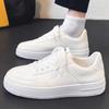 Little White Shoes Men's Shoes Spring and Summer Youth Casual Shoes New Student Sports Board Shoes Low-top Leather Surface Spring New