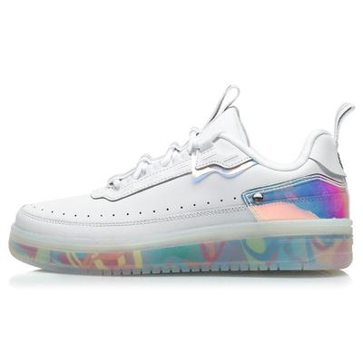 Li Ning CF Water Flow легкие, цветные, нескользящие, прочные, легкие, низкие, женские, для скейтбординга, белые, черные, серые, AGCP232-15