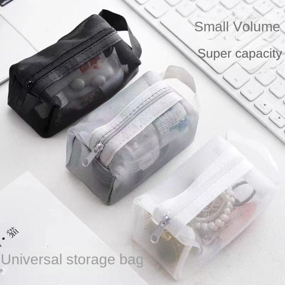 Lightweight Mini Zipper Coin Purse Large Capacity Key Bags Multipurpose Cosmetic Bag