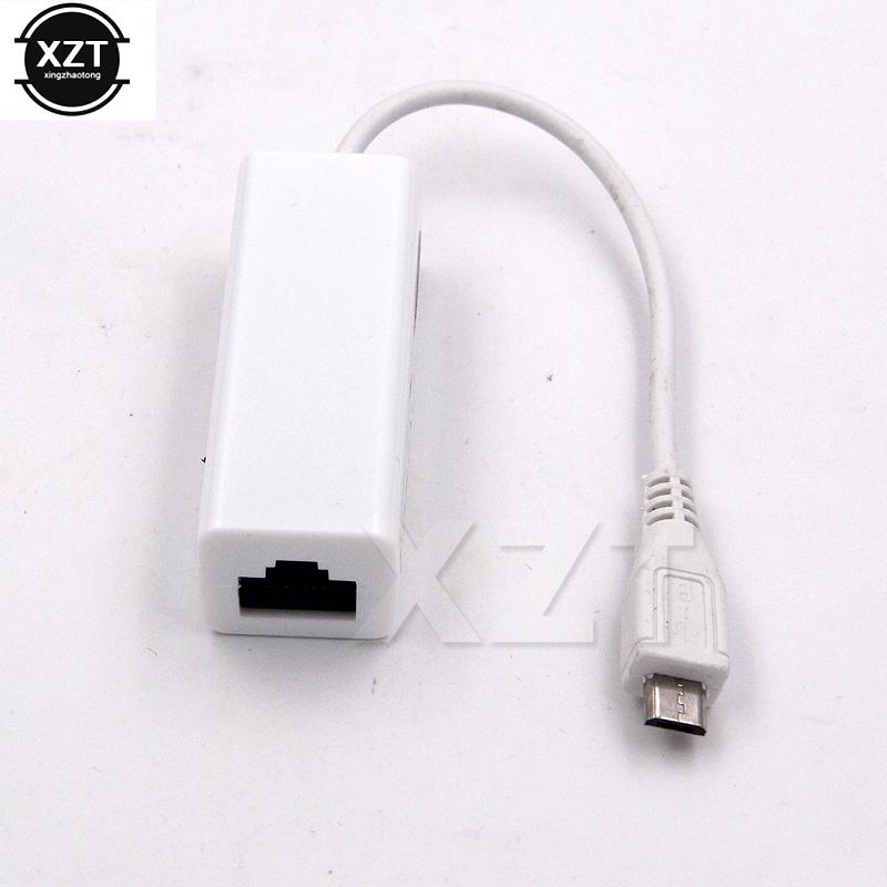Адаптер Сетевой Карты Ethernet LAN Микро USB 1.1 Папа на RJ-11 Мама 1-контактный 11/111 Для Планшета IC Ethernet LAN Горячий