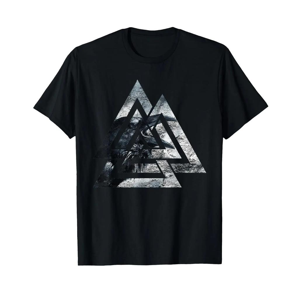 Viking Valhalla Odins Raven Huginn And Muninn T Shirt Vintage Streetwear Slightly Fashion Stylish Comfortable Versatile
