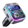 New Bluetooth Adapter 48W PD QC3.0 Car Bluetooth 5.2 FM Transmitter For Car Dual Mics Deep Bass Sound Aux Bluetooth Charger