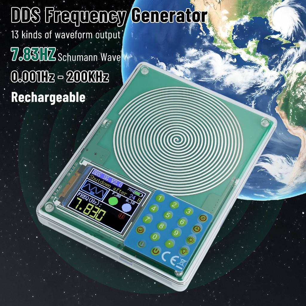 FG 300 Multi functional High precision Portable Signal Generator 0.001Hz 200KHz Signal Generator 7.83Hz Schumann Wave