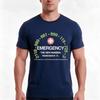 It Crowd Inspired Emergency Tshirt Summer Casual Cotton Tee Oversized Streetwear Tops Vintage Graphic Print 100 Cotton