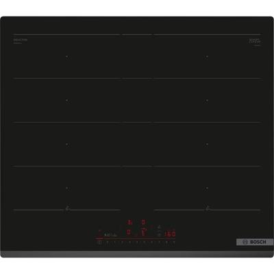 Индукционная варочная панель 60 см - BOSCH SER6 - PXY63KHC1E Black - 4 конфорки - Home Connect