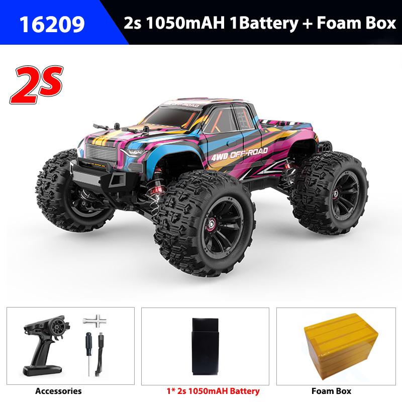 Радиоуправляемая машина MJX 16208/16209/16210 2.4G 4WD с пультом управления Внедорожник Бесколлекторный Высокоскоростной Гоночный Скалолазный Гусеничный 2S 3S Аккумулятор