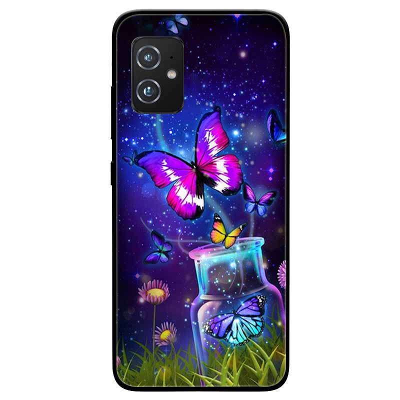 Черный силиконовый чехол для Asus Zenfone 8 ZS590KS Чехол Мягкая задняя крышка Coque для чехла телефона Asus Zenfone 8 ZS590KS Zenfone8 Funda