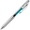 Pentel Gel Ink Ballpoint EnerGel Clear Turquoise 10 Pens Pen, Infree, 0.5mm, Barrel, Blue, BLN75TL-S3,