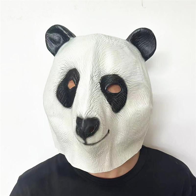 Animal mask, green-headed fish, cute fish head monster mask, funny and amusing, cow and horse headgear, animal-themed novelty gift