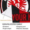 Custom Name Eintracht Frankfurt Wall Tapestry Aesthetic Wall Hanging Printed Fabric Blanket Decorative Tapestries for Bedroom Living Room Home Decor