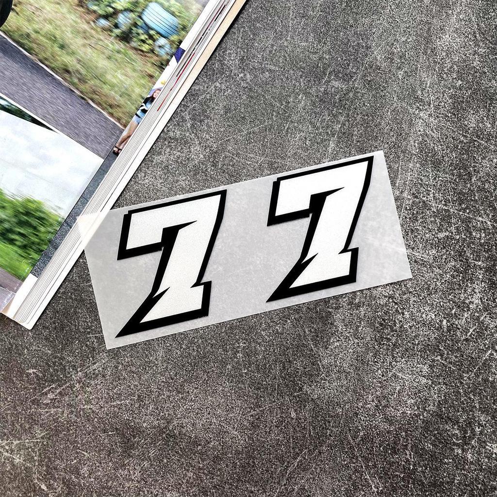 Белые светоотражающие наклейки JDM для автомобиля, водонепроницаемые декоративные чехлы для мотоциклов