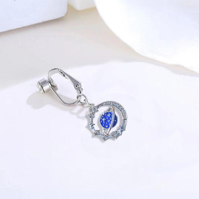 Поддельные кольца для пупка, свисающие кольца для женщин, бабочка, сердце, луна, свисающие кольца для пупка, непирсинг, ювелирные изделия