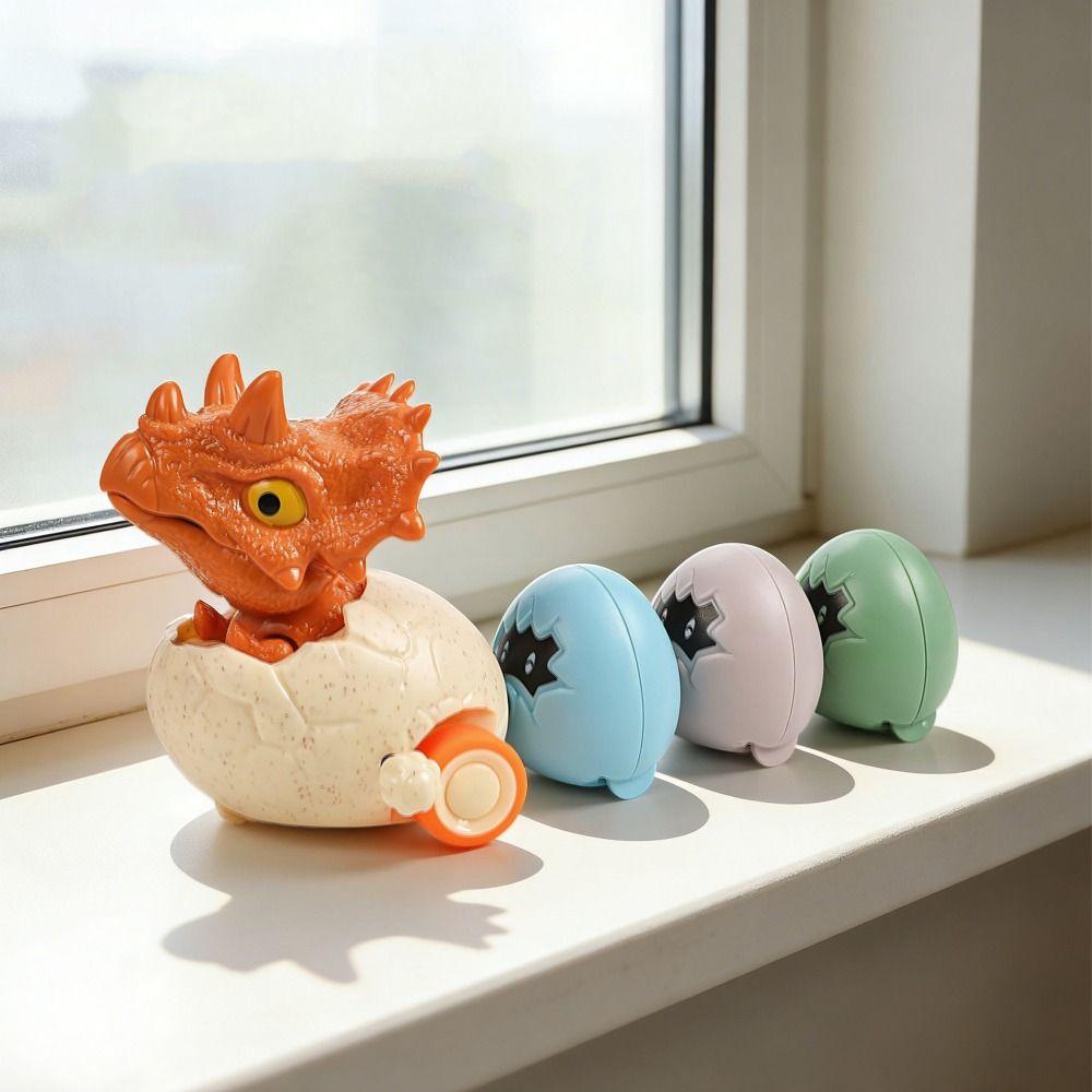 Magnetic Connection Clockwork Dinosaur Toys Simulation Triceratops Egg Shell Toys Funny Fidget Toy