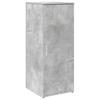 Reception Desk Concrete Grey 135 x 50 x 103.5 cm Particleboard