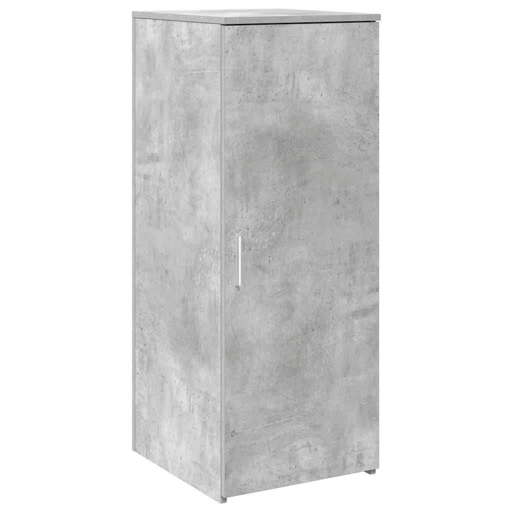 Reception Desk Concrete Grey 135 x 50 x 103.5 cm Particleboard