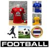 Thailand FOOTBALL SOCCER NATION JERSEY SHIRT HOME FAN Print Mandarin Collar Unisex Men Women Quick Dry Short Sleeve Uniform Elephant Logo Sport
