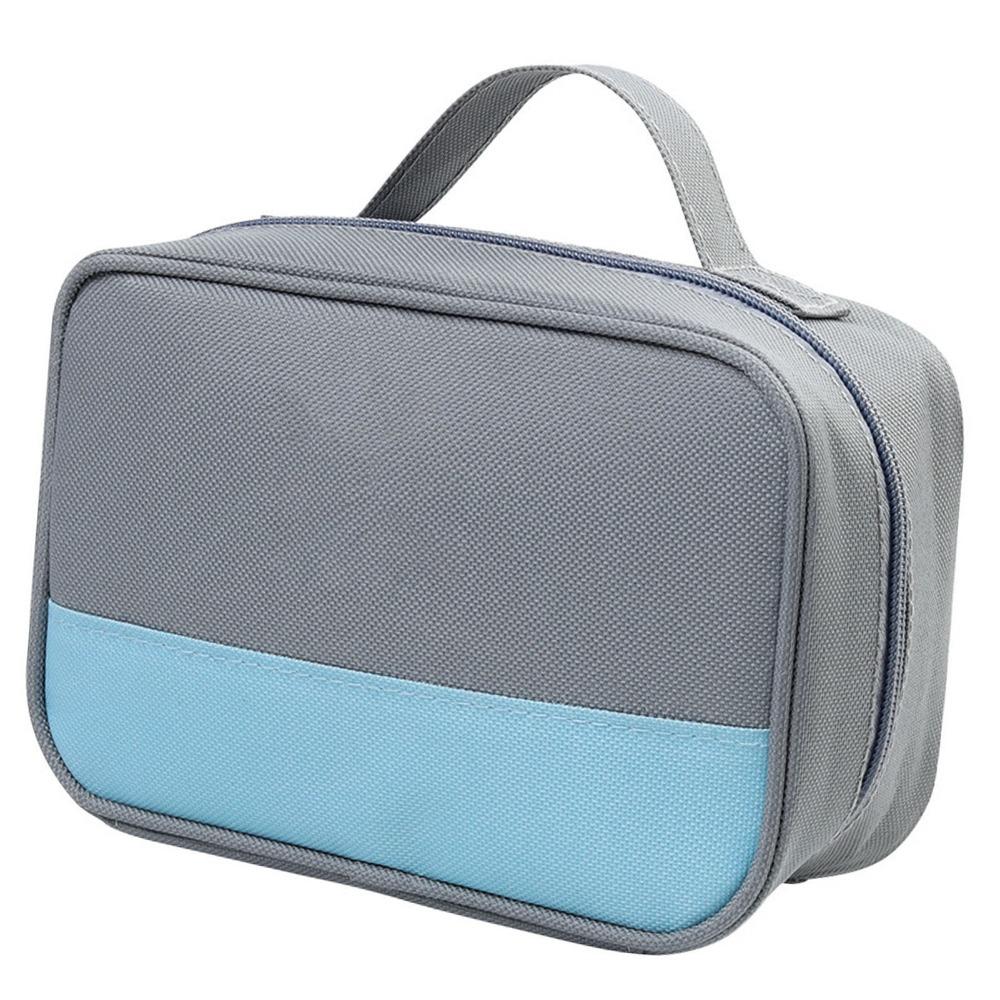 Large Capacity Medicine Pouch Zipper Handle Medicine Organizer First Aid Bag Travel Home