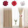 4 шт. Цветочные подхваты для штор Зажим Искусственная роза Цветок Подхваты для штор Клипсы Аксессуары для свадебного декора