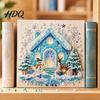 Легкий набор для DIY-мозаики Рождественский набор для рисования искусственным жемчугом Милые 3D-бусины Праздничный настенный декор для гостиной Поделки для взрослых Новичков Камень Дом Алмаз