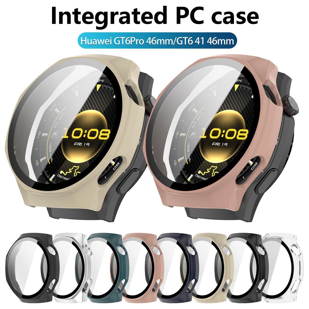 Glass+Case for Huawei Watch GT6 Pro 46mm Glass Anti-scratch Screen Protector Hard PC Protective Bumper for GT 6 Accessories