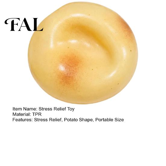 Soft Potato Toy Shapeable Stress Relief Toy, No Rebound Mashed Sensory Non-sticky Realistic Moldable Fidget for Relaxation Fingertip