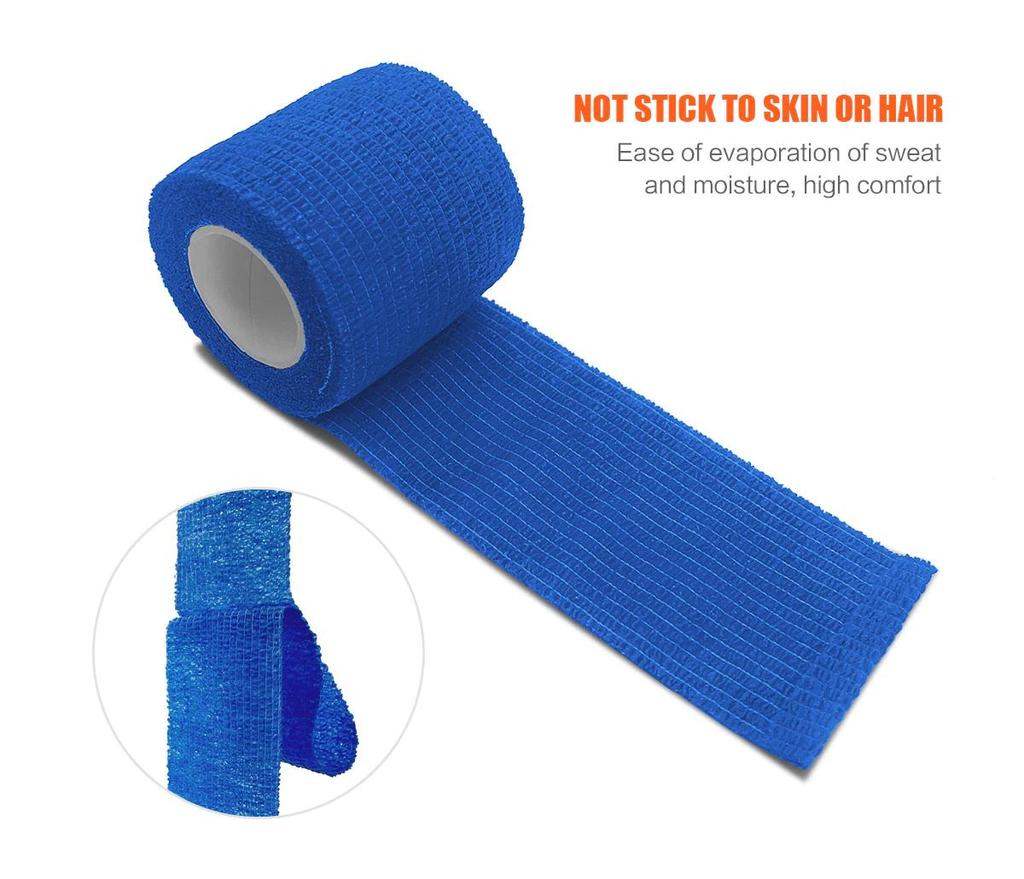4.8m Camouflage Elastic Wrap Tape Hunt Disguise Elastoplast Self Adhesive Sports Protector Knee Finger Ankle Athletic Bandage