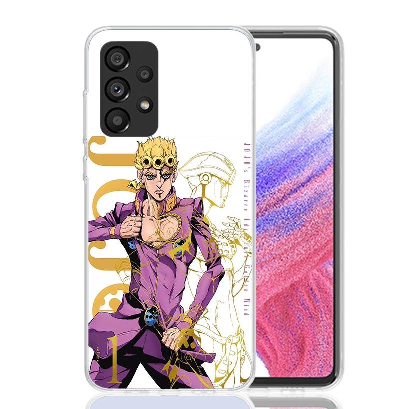 Чехол для телефона JoJo Adventure Giorno Giovanna для Samsung Galaxy A17 A16 A14 A15 A13 A57 A56 A54 A55 A53 A37 A36 A34 A35 A33 A26 A24