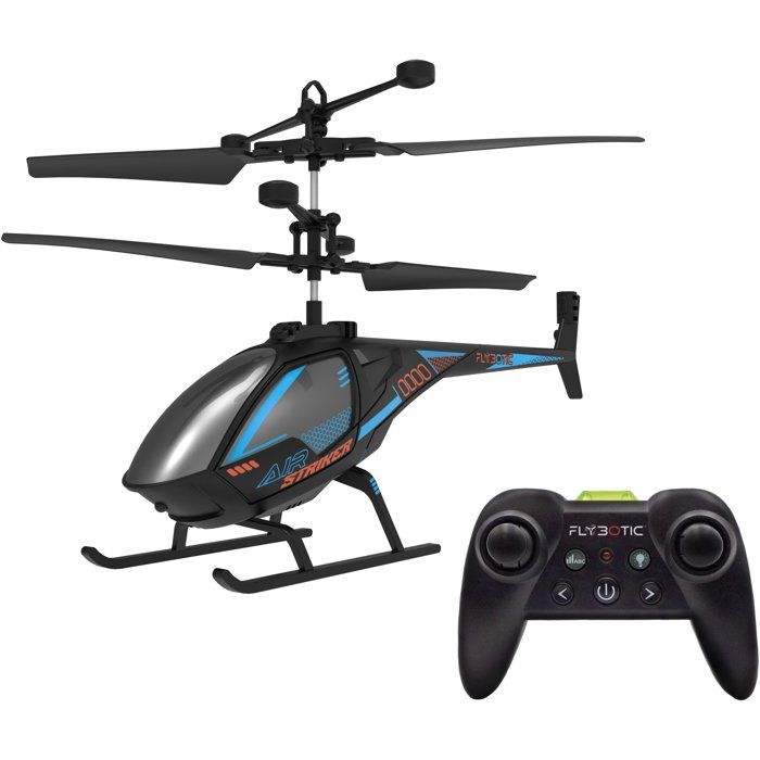 Hélicoptere radiocommandée - FLYBOTIC - Air Striker - Vol stable - Batterie rechargeable - Des 8 ans